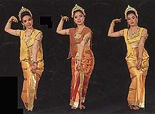 Thai women's dancing costume